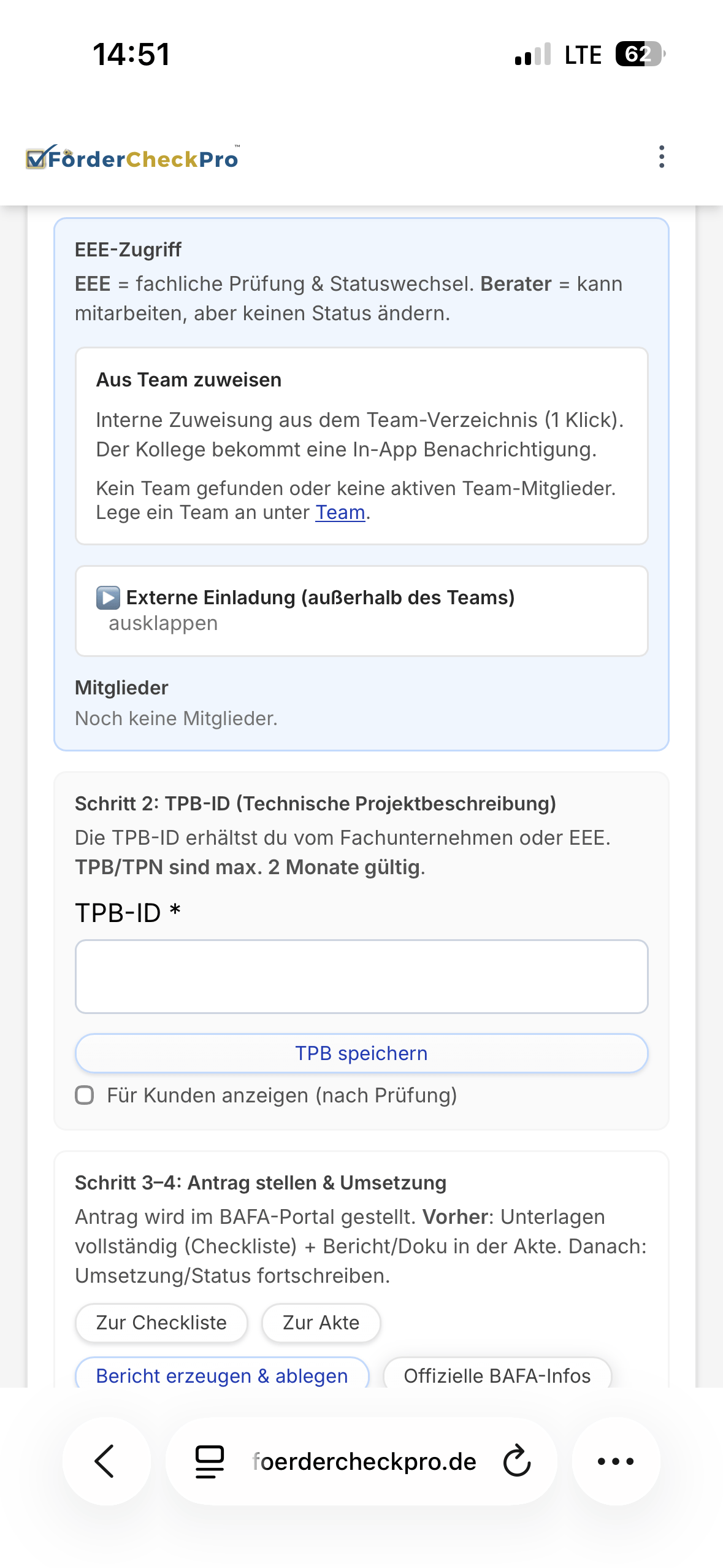 Team-Inbox & Status-Workflow